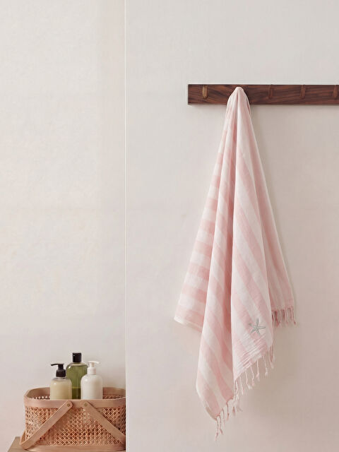 LCW HOME Yıldız Nakışlı Peştemal Havlu 90x165 cm