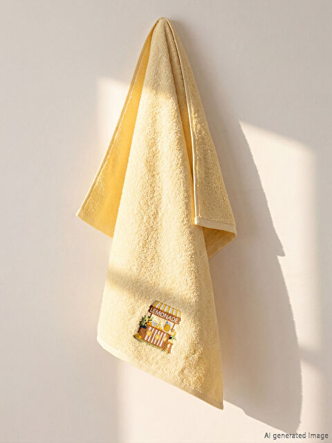 LCW HOME Nakışlı Yüz Havlusu 50x80 cm