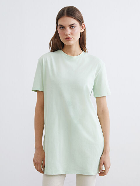 LCW ECO Bisiklet Yaka Kadın Tunik - S6HR31Z8-FVR