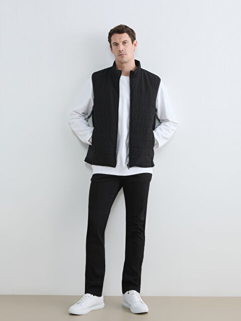 LCWAIKIKI Classic Dik Yaka Kapitoneli Erkek Şişme Yelek - S6HT21Z8-CVL