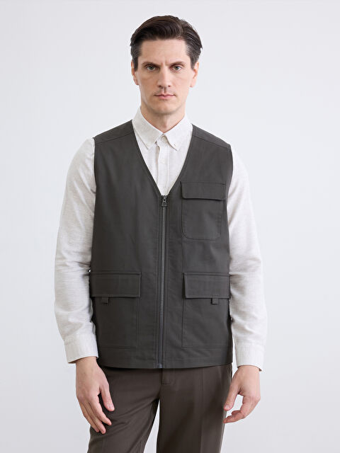 LCWAIKIKI Classic Regular Fit Erkek Yelek - S6HT45Z8-HDL