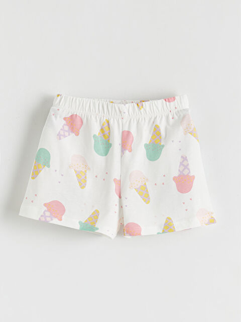 LCW ECO Beli Lastikli Kız Çocuk Şort - S6HT94Z1-LRA