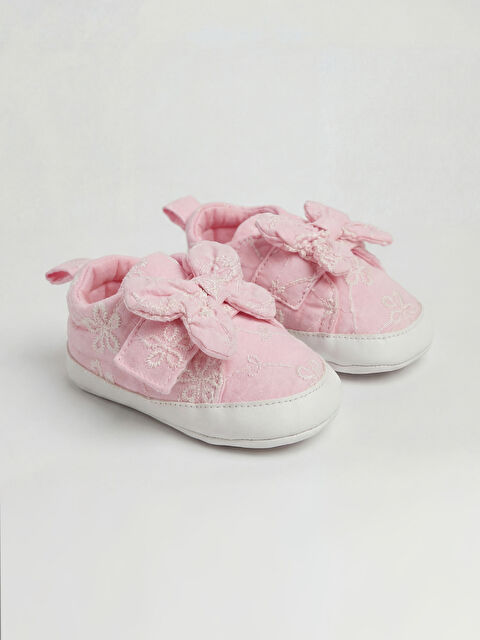 LCW STEPS Bow Detailed Baby Girls' Prewalker Shoes - S6HU04Z1-DMQ