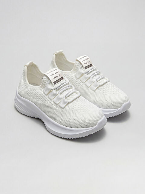 LCW STEPS Baby Girl WHITE Sneakers - S6HU11Z1-FFB