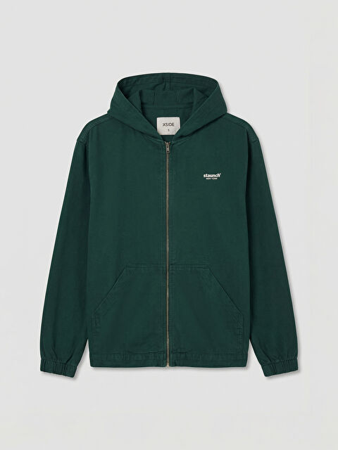 XSIDE Loose Fit NYC Baskılı Erkek Gabardin Ceket - S6HU49Z8-ZSY