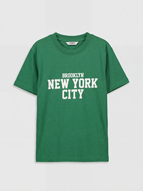 LCW Kids Boy GREEN T-Shirt - S6HU71Z4-GRE
