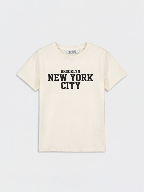 LCW Kids Boy BEIGE T-Shirt