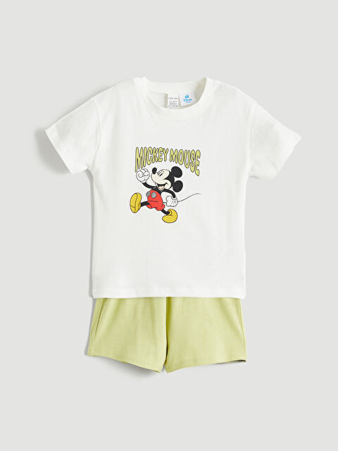 LCW baby Мики Маус отпечатана тениска и шорти за бебе момче - S6HU98Z1-FDU