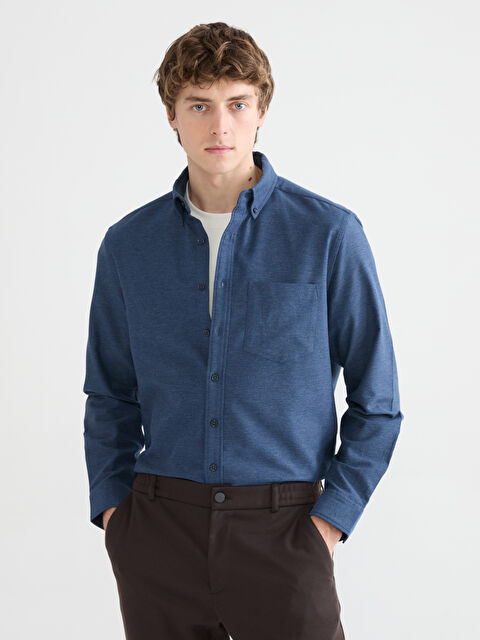 SOUTHBLUE Men's Regular Fit Shirt - S6HV20Z8-RFH