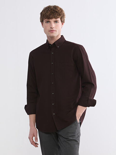 SOUTHBLUE Regular Fit Gabardin Erkek Gömlek - S6HV21Z8-ZQP