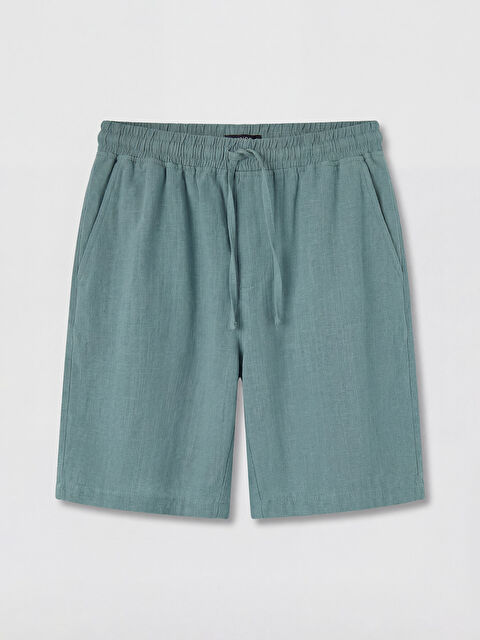 XSIDE Standart Kalıp Keten Görünümlü Erkek Şort