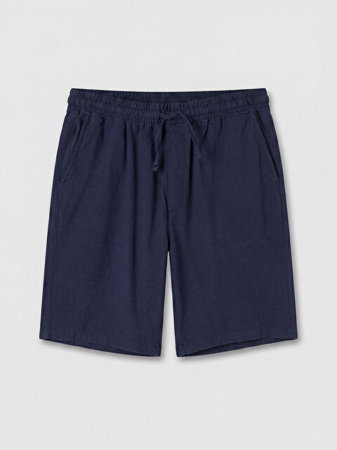 XSIDE Standart Kalıp Keten Görünümlü Erkek Şort