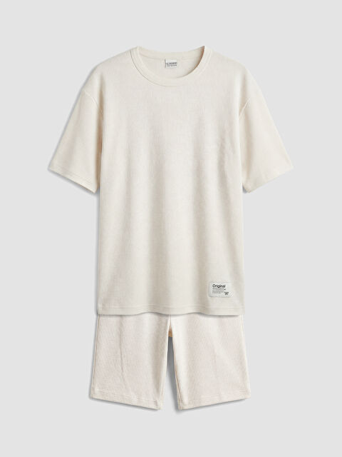 LCW Kids تيشيرت وشورت محبكان للأولاد