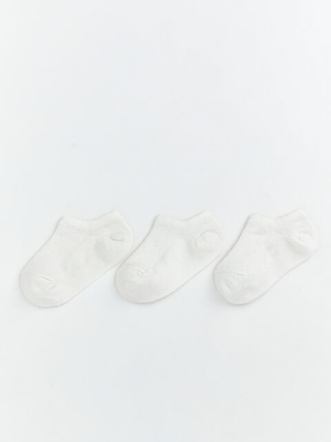 LCW baby Kız Bebek Patik Çorap 3'lü - S6HY58Z1-FDU
