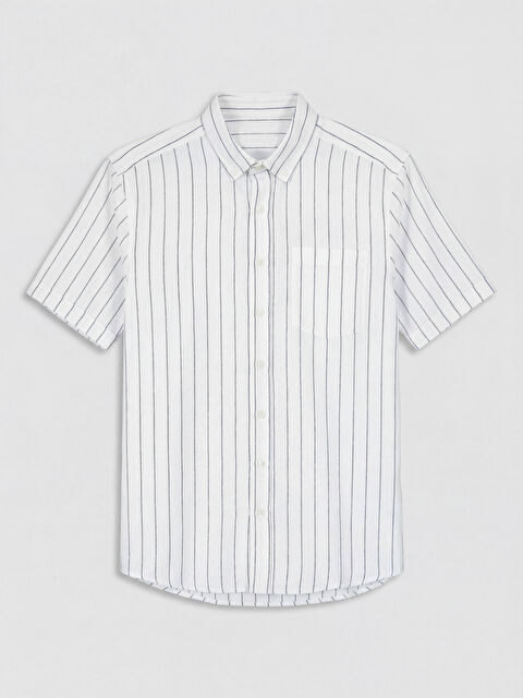 LCWAIKIKI Classic Regular Fit Çizgili Erkek Gömlek