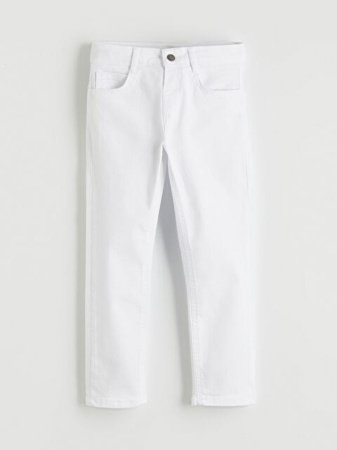 LCW Kids  Slim Fit Gabardin Erkek Çocuk Pantolon - S6I086Z1-Q6K