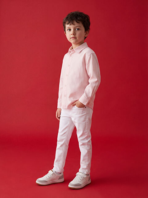 LCW Kids  Slim Fit Gabardin Erkek Çocuk Pantolon - S6I086Z1-Q6K