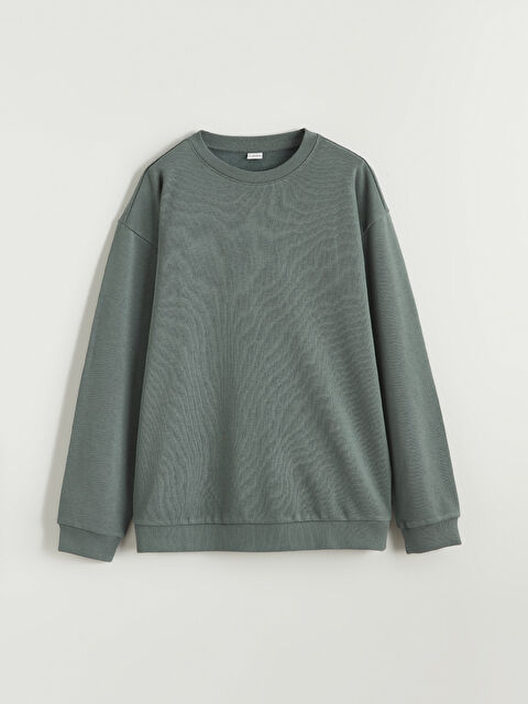 LCW Kids Bisiklet Yaka Erkek Çocuk Sweatshirt - S6I098Z4-H9D