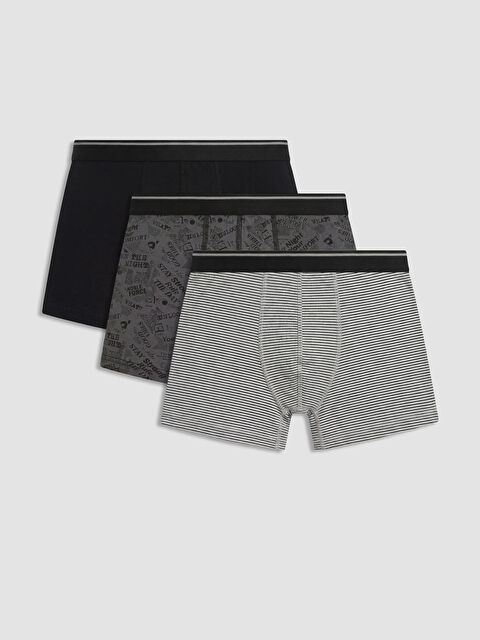 LC WAIKIKI Pamuklu Erkek Boxer 3'lü
