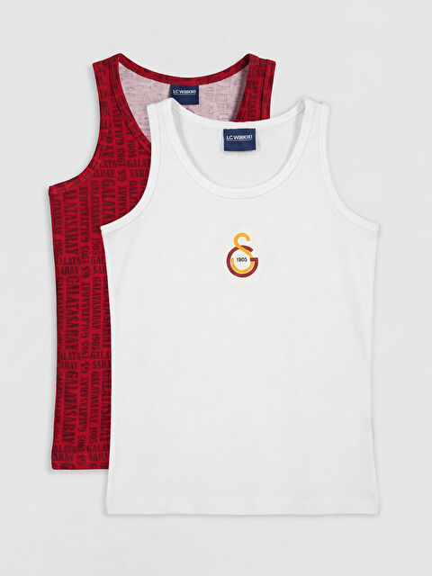 LCW Kids Galatasaray Baskılı Erkek Çocuk Atlet 2'li