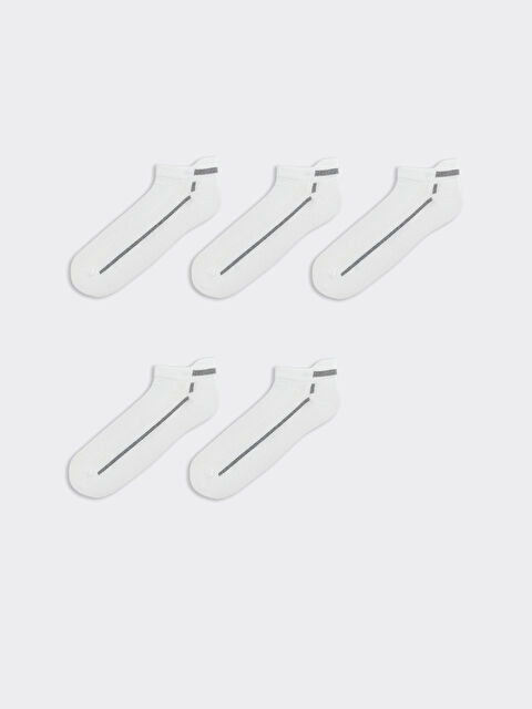 LCW ACCESSORIES Çizgili Erkek Patik Çorap 5'li