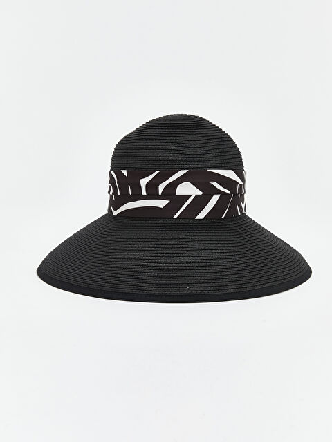 LCW ACCESSORIES Fular Detaylı Kadın Fötr Şapka