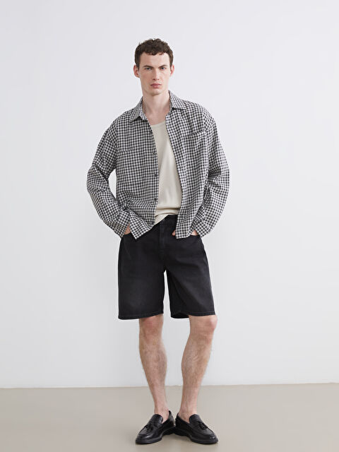 XSIDE Loose Fit Erkek Jean Şort - S6I236Z8-326