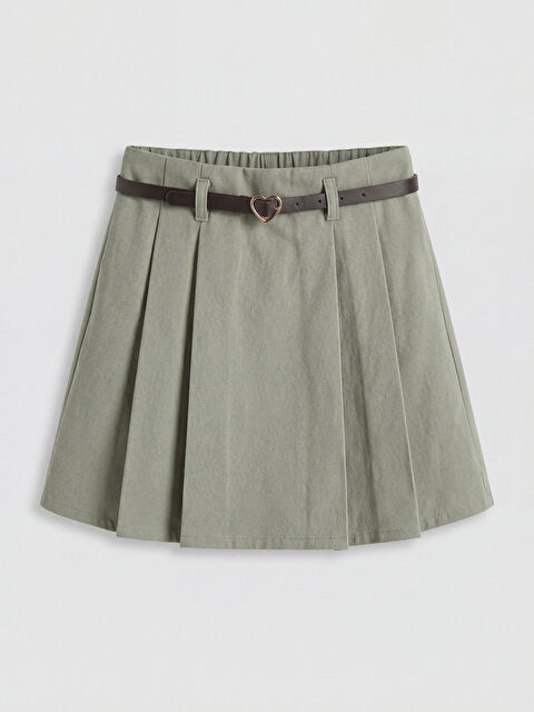 LCW Kids Pileli Kız Çocuk Şort Etek - S6I277Z4-56G