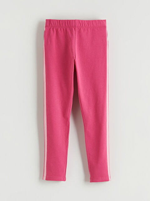 LCW Kids Şerit Detaylı Kız Çocuk Tayt - S6I307Z1-GRK