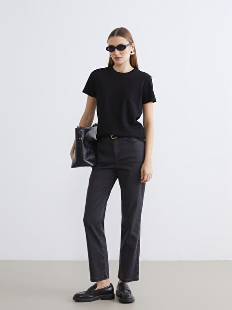 LCW ECO Straight Fit Kadın Jean Pantolon - S6I384Z8-326