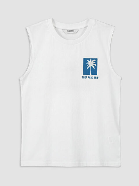 LCW Kids Boy WHITE Tank Top - S6I408Z4-Q6K