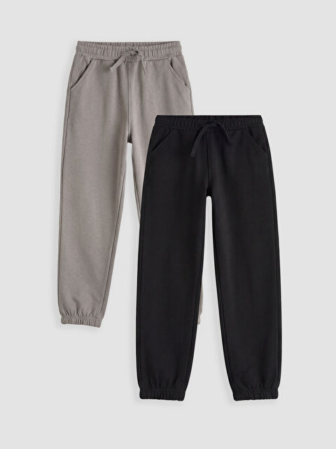 LCW Kids Ұлдар қара Джоггер спорт шалбары - S6I481Z1-CVL