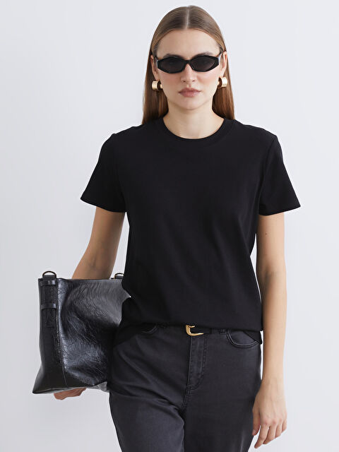 LCWAIKIKI Basic Crew Neck Women's T-Shirt - S6I494Z8-CVL