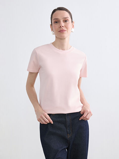 LCW EVERYDAY Crew Neck Women's T-Shirt - S6I494Z8-G4V