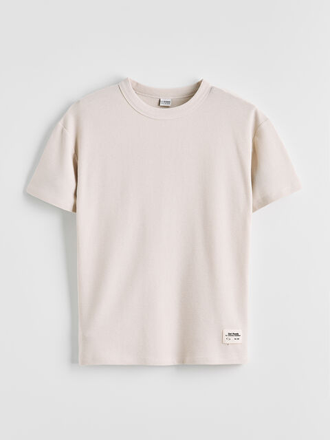 LCW Kids Bisiklet Yaka Erkek Çocuk Tişört - S6I508Z4-HZY