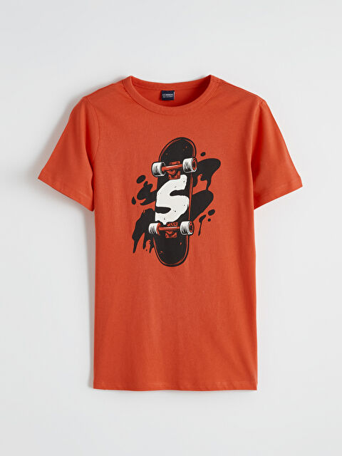 LCW ECO Bisiklet Yaka Erkek Çocuk Tişört - S6I557Z4-QU6