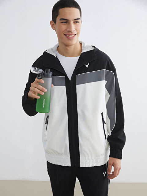 XSIDE ACTIVE Relaxed Fit Hooded Men's Coat - S6I611Z8-CVL