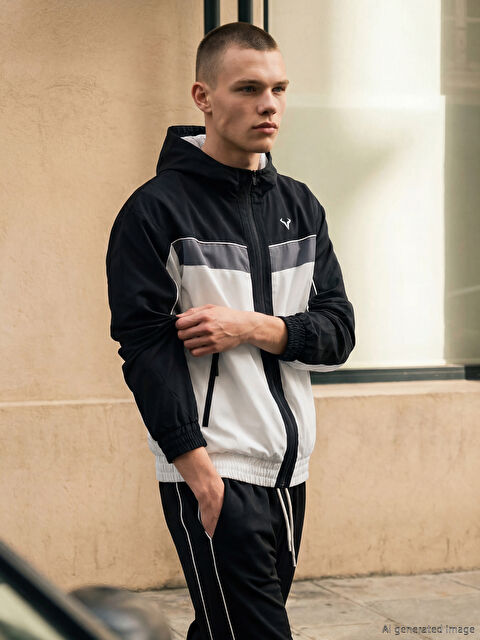 XSIDE ACTIVE Rahat Kalıp Kapüşonlu Erkek Mont