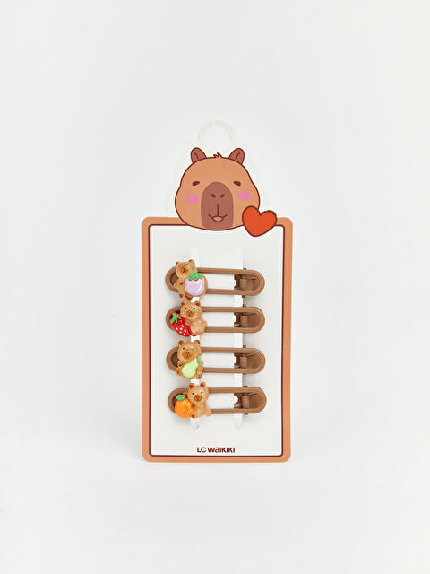 LCW ACCESSORIES Hayvan Figürlü Kız Çocuk Toka 4'lü