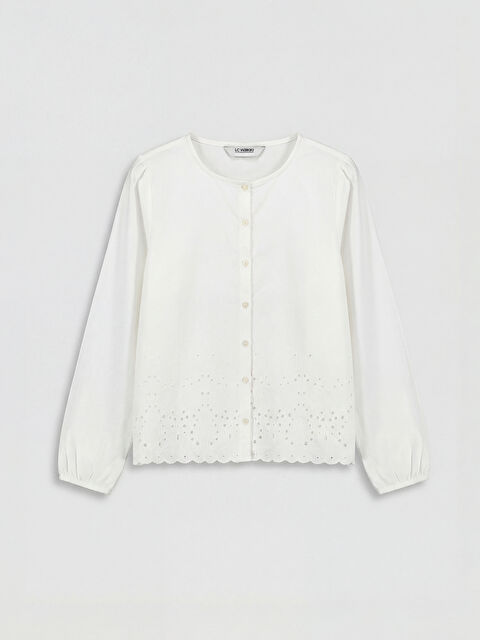 LCW Kids Fisto Detaylı Kız Çocuk Gömlek - S6I802Z4-Q6K