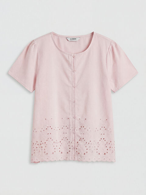 LCW Kids Fisto Detaylı Kız Çocuk Gömlek - S6I803Z4-G2L