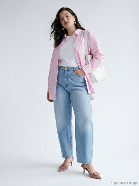 LC WAIKIKI Barrel Fit Kadın Jean Pantolon