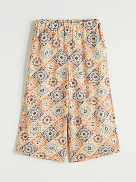 LCW ECO Beli Lastikli Desenli Kız Çocuk Kapri - S6IA51Z4-LSQ