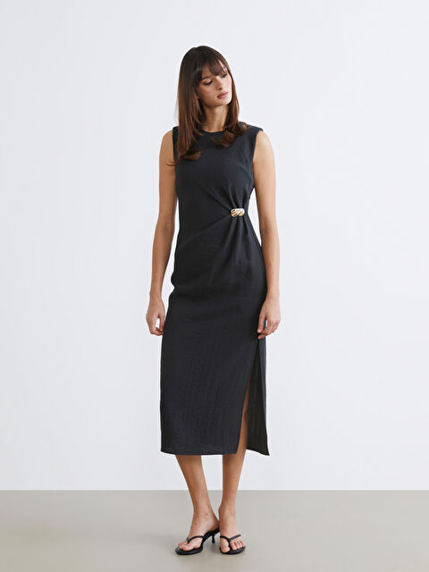 LCW Vision Rochie NEGRU Femeie - S6IA66Z8-CVL