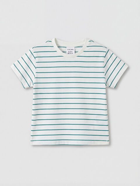 LCW baby Bisiklet Yaka Erkek Bebek Tişört