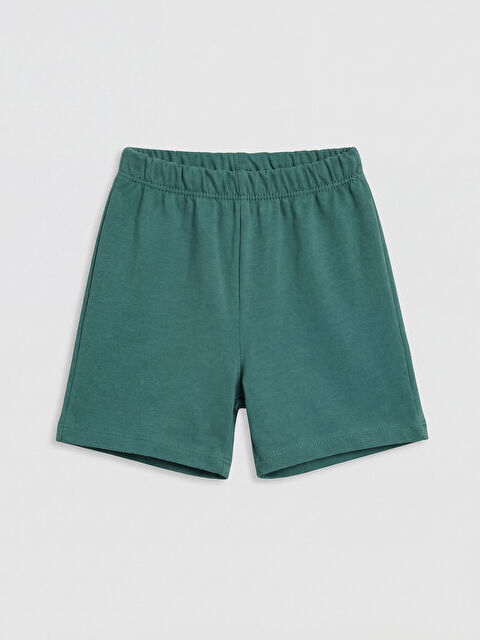 LCW baby Beli Lastikli Erkek Bebek Şort