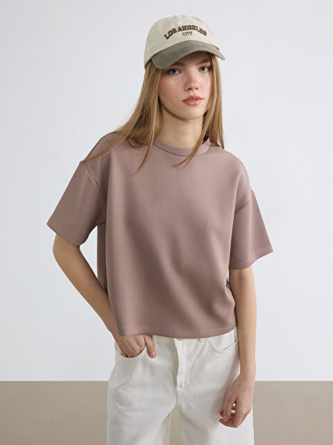 XSIDE Soft Touch Crew Neck Women's T-Shirt - S6IB26Z8-PS7