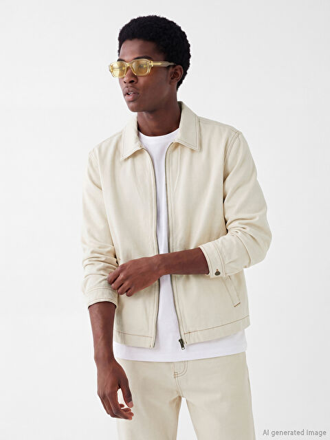 XSIDE Loose Fit Erkek Jean Ceket