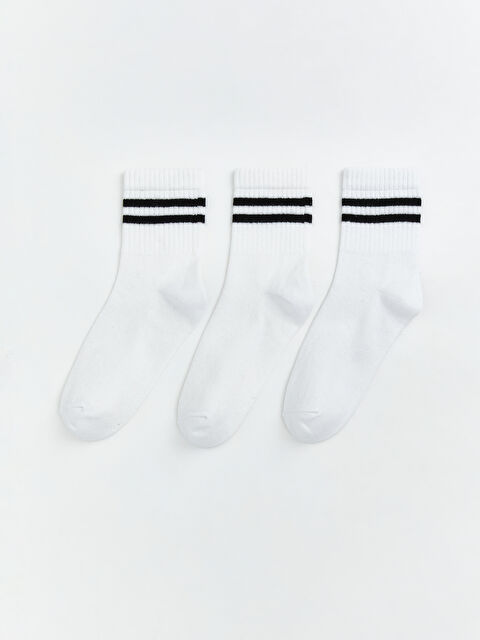 LCW Kids Striped Boys' Sock Set of 3 - S6IC66Z4-J5E