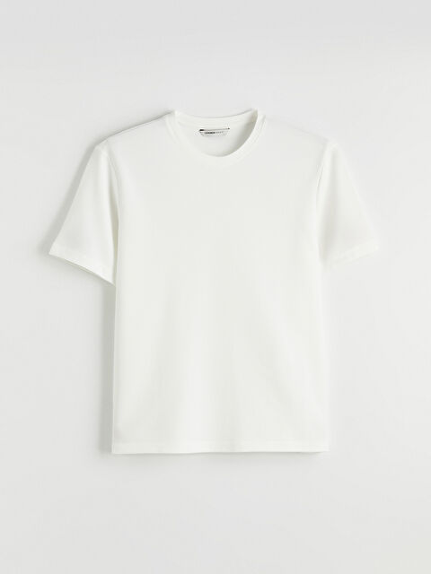 LCWAIKIKI Classic DRY TOUCH Bisiklet Yaka Erkek Tişört - S6ID79Z8-R9J